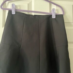 J. Crew Black A-Line Skirt for Work